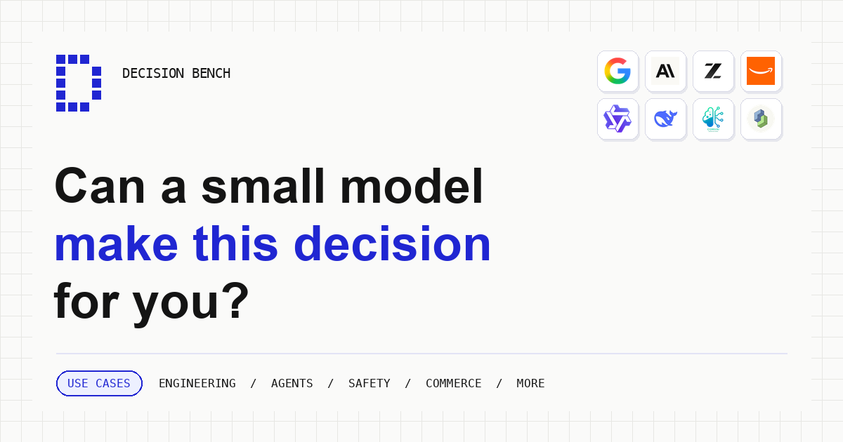 Decision Bench — Can a small model make this decision for you? An open benchmark built from real records…